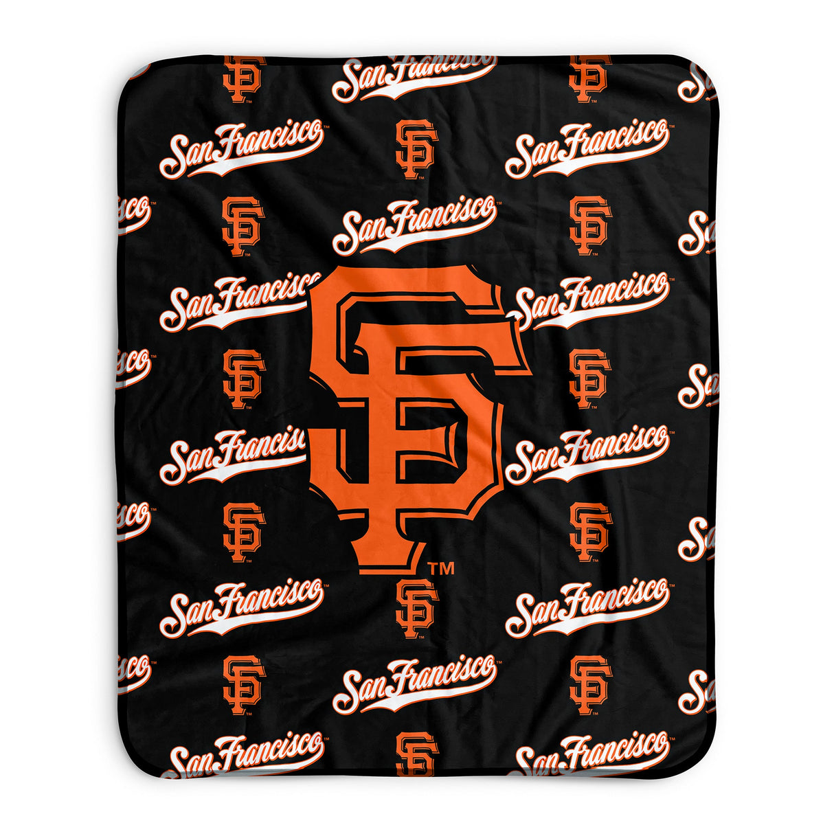 Pixsona San Francisco Giants Repeat Pixel Fleece Blanket