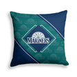 Pixsona Seattle Mariners Boxed Throw Pillow