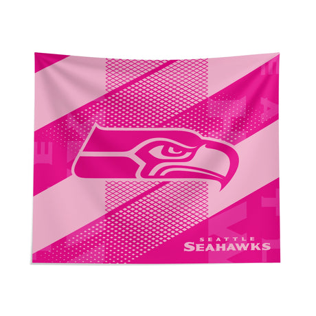 Pixsona Seattle Seahawks Pink Motion Tapestry