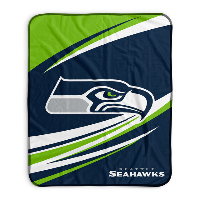 Pixsona Seattle Seahawks Velocity Pixel Fleece Blanket