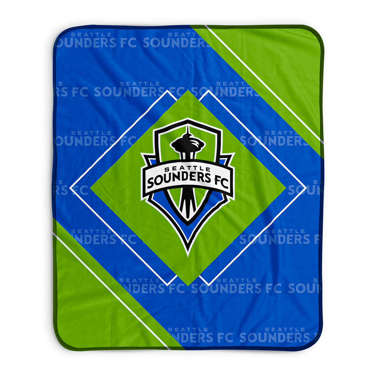 Pixsona Seattle Sounders FC Boxed Pixel Fleece Blanket