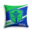 Pixsona Seattle Sounders Velocity Throw Pillow