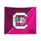 Pixsona South Carolina Gamecocks Pink Implosion Tapestry | Personalized | Custom