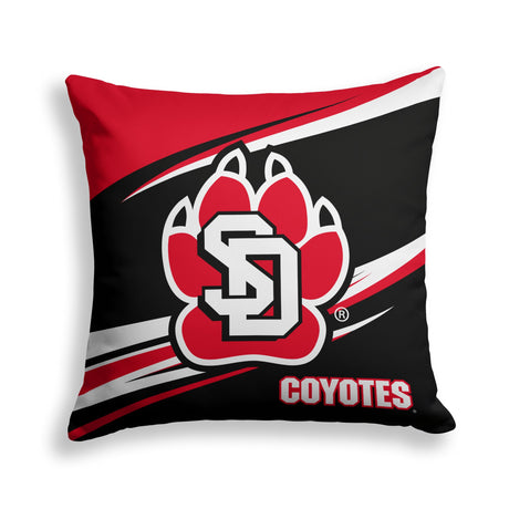 Pixsona South Dakota Coyotes Velocity Throw Pillow