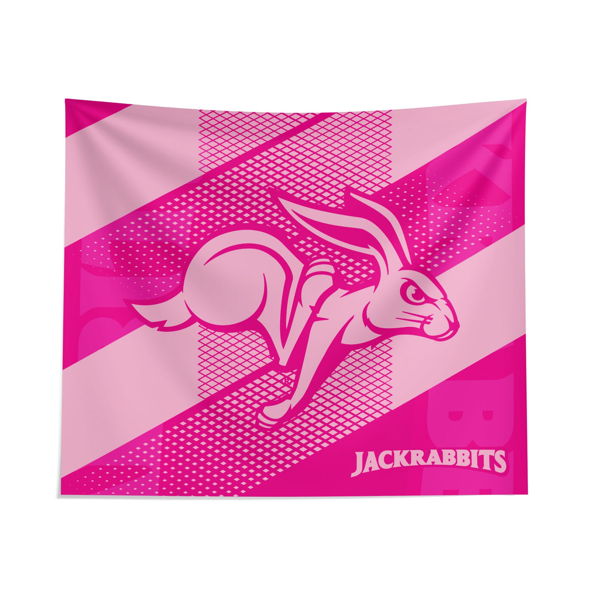 Pixsona South Dakota State Jackrabbits Pink Motion Tapestry