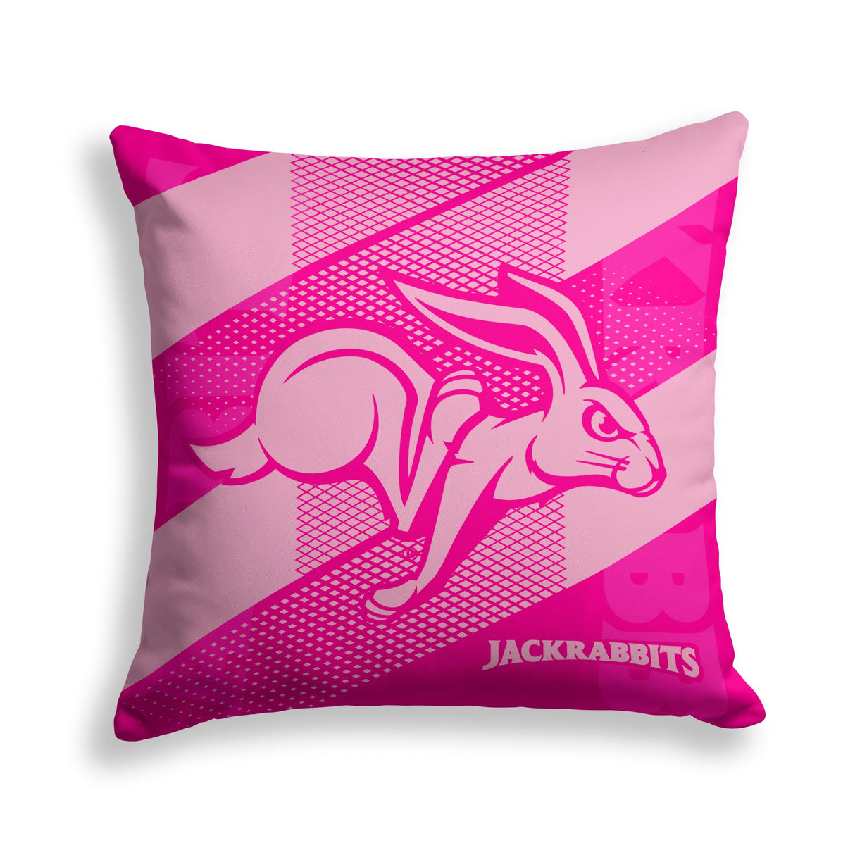 Pixsona South Dakota State Jackrabbits Pink Motion Throw Pillow