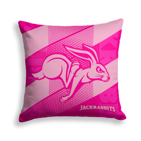 Pixsona South Dakota State Jackrabbits Pink Motion Throw Pillow