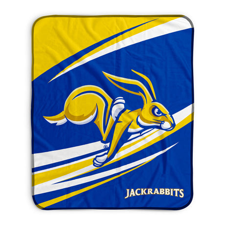 Pixsona South Dakota State Jackrabbits Velocity Pixel Fleece Blanket