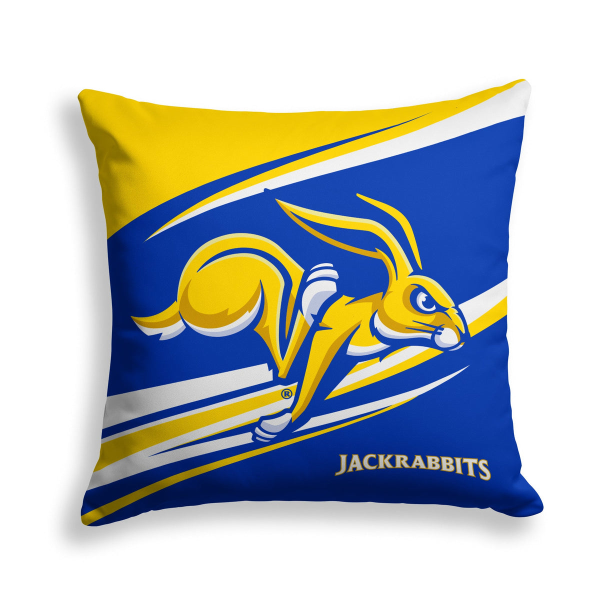 Pixsona South Dakota State Jackrabbits Velocity Throw Pillow