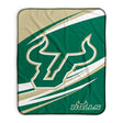 Pixsona South Florida Bulls Velocity Pixel Fleece Blanket