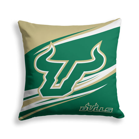 Pixsona South Florida Bulls Velocity Throw Pillow