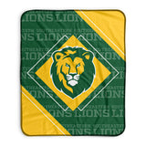 Pixsona Southeastern Louisiana Lions Boxed Pixel Fleece Blanket