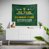 Pixsona Southeastern Louisiana Lions Cheer Tapestry | Personalized | Custom