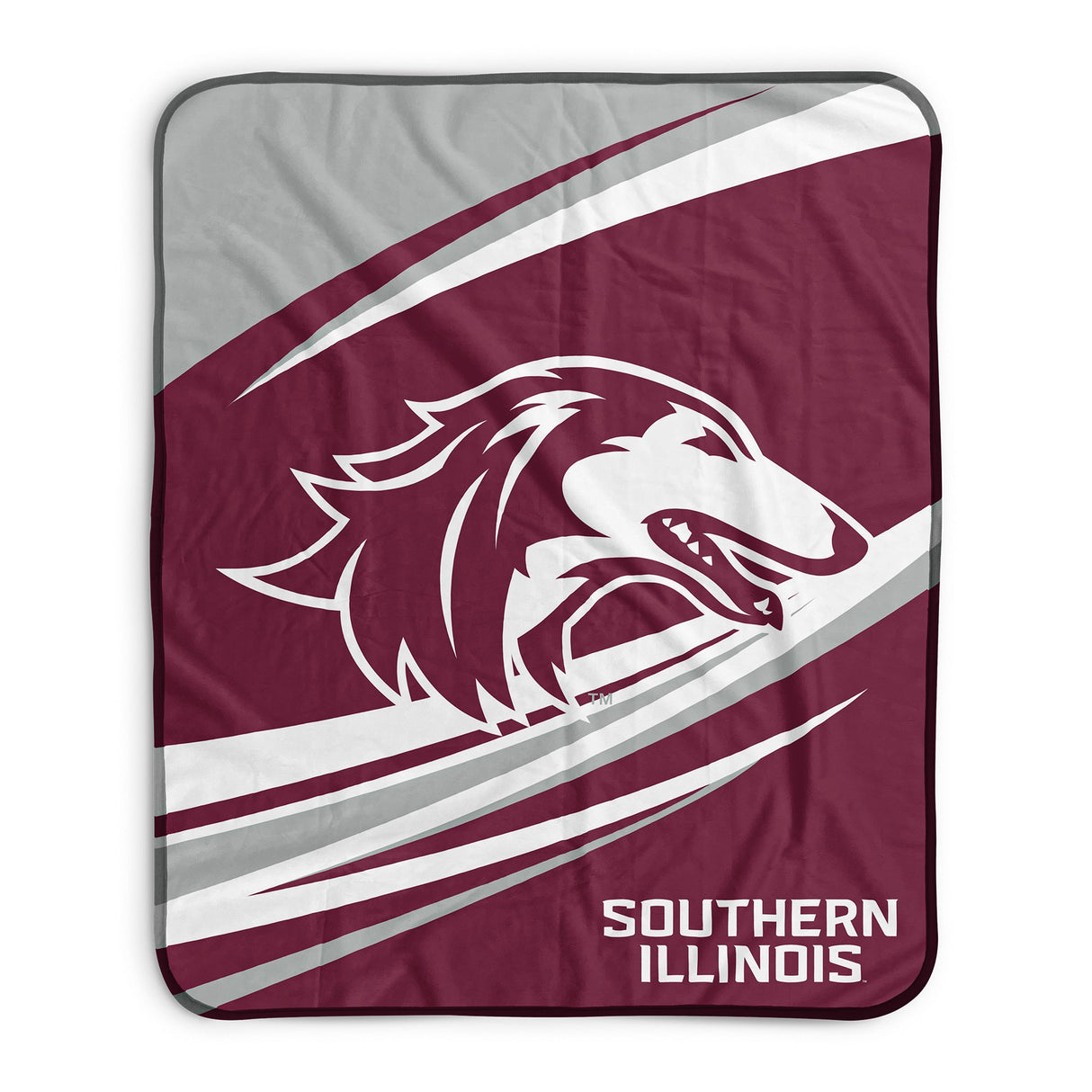 Pixsona Southern Illinois Salukis Velocity Pixel Fleece Blanket