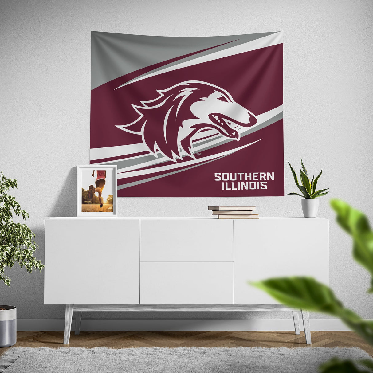 Pixsona Southern Illinois Salukis Velocity Tapestry