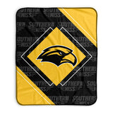 Pixsona Southern Miss Golden Eagles Boxed Pixel Fleece Blanket