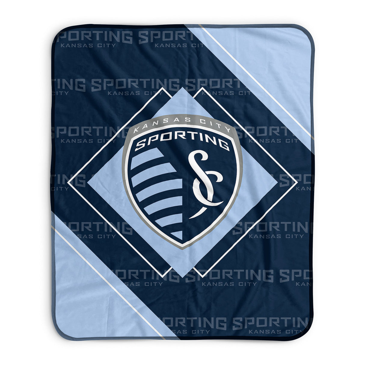 Pixsona Sporting Kansas City Boxed Pixel Fleece Blanket