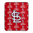 Pixsona St. Louis Cardinals Repeat Pixel Fleece Blanket