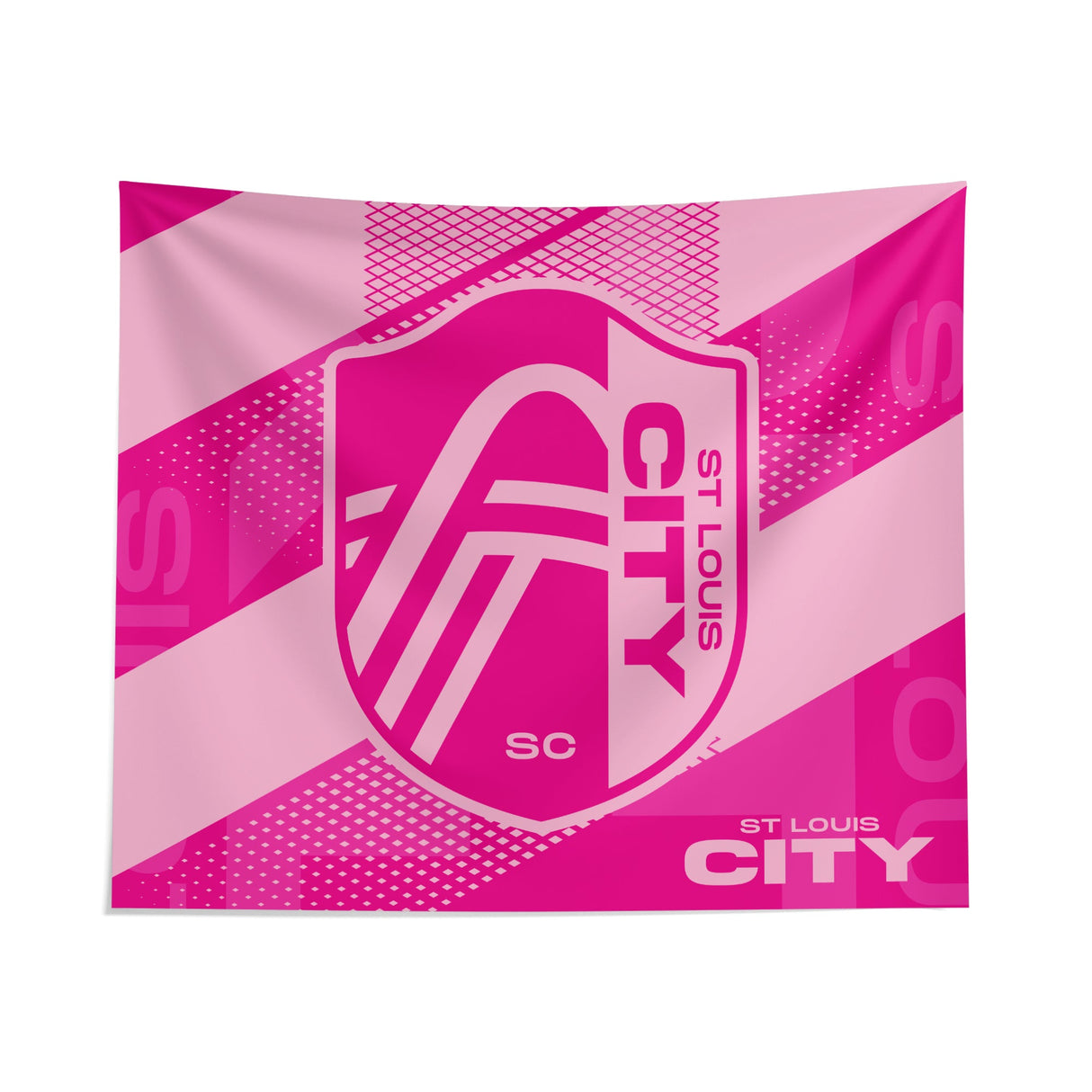 Pixsona St. Louis City SC Pink Motion Tapestry