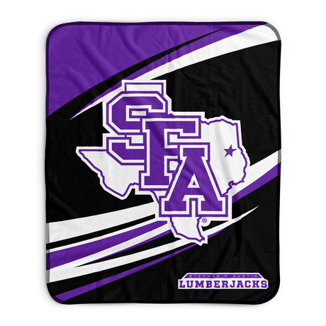 Pixsona Stephen F Austin Lumberjacks Velocity Pixel Fleece Blanket