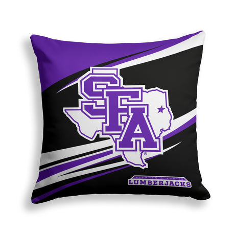 Pixsona Stephen F Austin Lumberjacks Velocity Throw Pillow