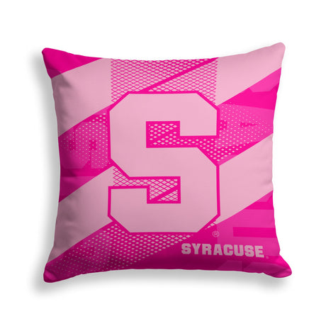 Pixsona Syracuse Orange Pink Motion Throw Pillow