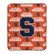 Pixsona Syracuse Orange Repeat Pixel Fleece Blanket
