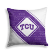 Pixsona TCU Horned Frogs Boxed Throw Pillow
