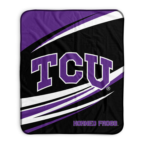 Pixsona TCU Horned Frogs Velocity Pixel Fleece Blanket