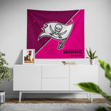 Pixsona Tampa Bay Buccaneers Pink Implosion Tapestry | Personalized | Custom