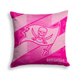 Pixsona Tampa Bay Buccaneers Pink Motion Throw Pillow