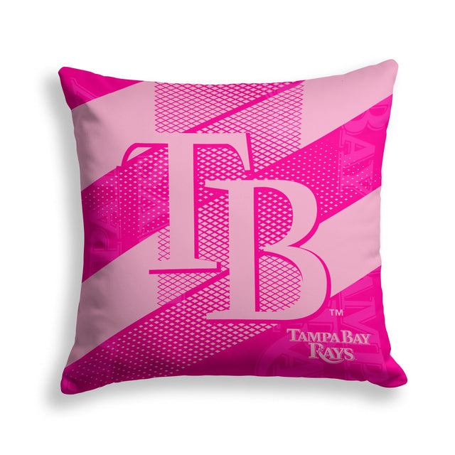 Pixsona Tampa Bay Rays Pink Motion Throw Pillow