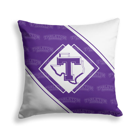 Pixsona Tarleton State Texans Boxed Throw Pillow