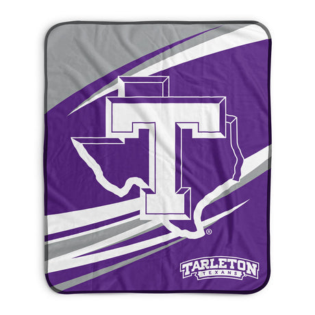 Pixsona Tarleton State Texans Velocity Pixel Fleece Blanket