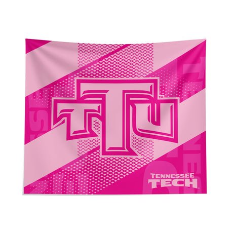 Pixsona Tennessee Tech Golden Eagles Pink Motion Tapestry