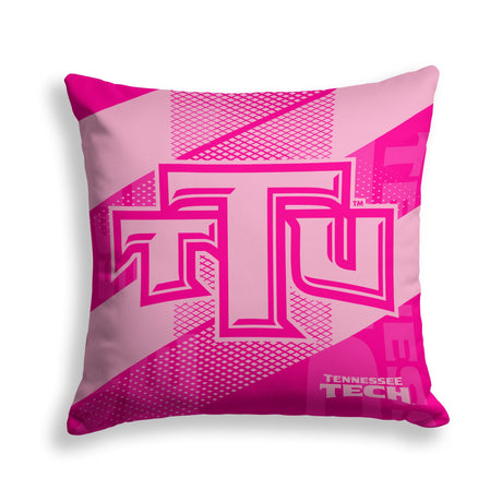 Pixsona Tennessee Tech Golden Eagles Pink Motion Throw Pillow