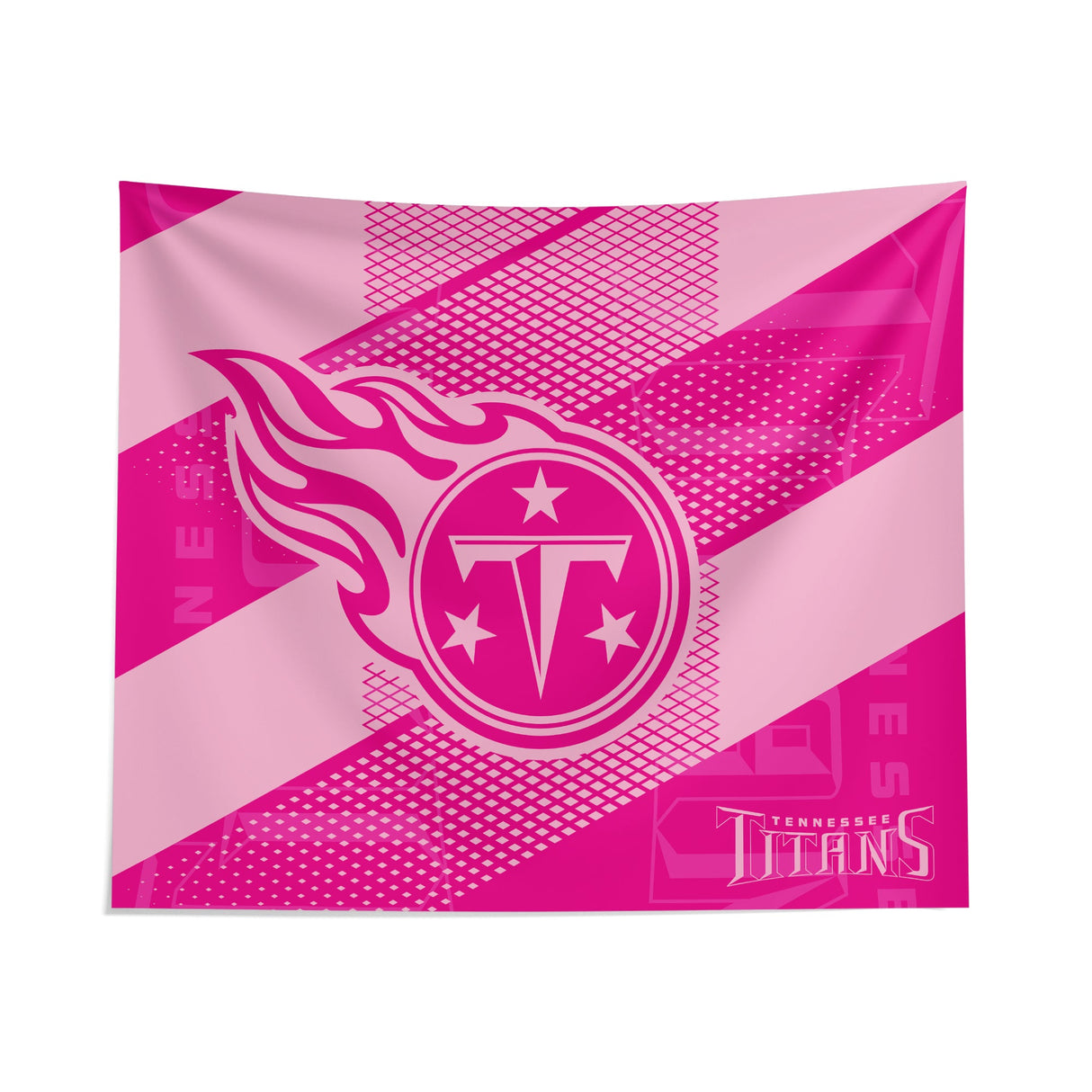 Pixsona Tennessee Titans Pink Motion Tapestry