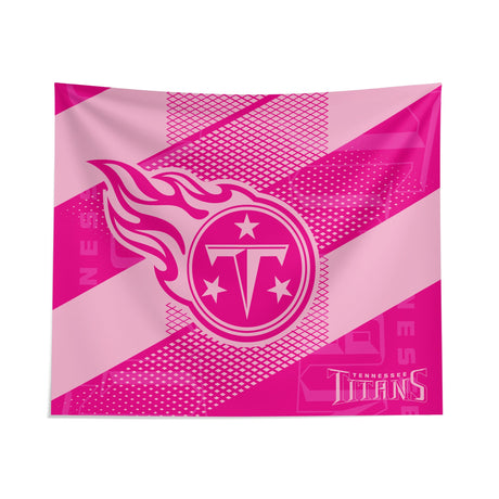 Pixsona Tennessee Titans Pink Motion Tapestry