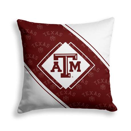 Pixsona Texas A&M Aggies Boxed Throw Pillow