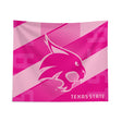 Pixsona Texas State Bobcats Pink Motion Tapestry