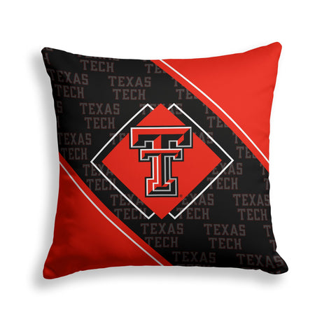 Pixsona Texas Tech Red Raiders Boxed Throw Pillow