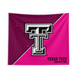 Pixsona Texas Tech Red Raiders Pink Implosion Tapestry | Personalized | Custom