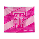 Pixsona Texas Tech Red Raiders Pink Motion Tapestry