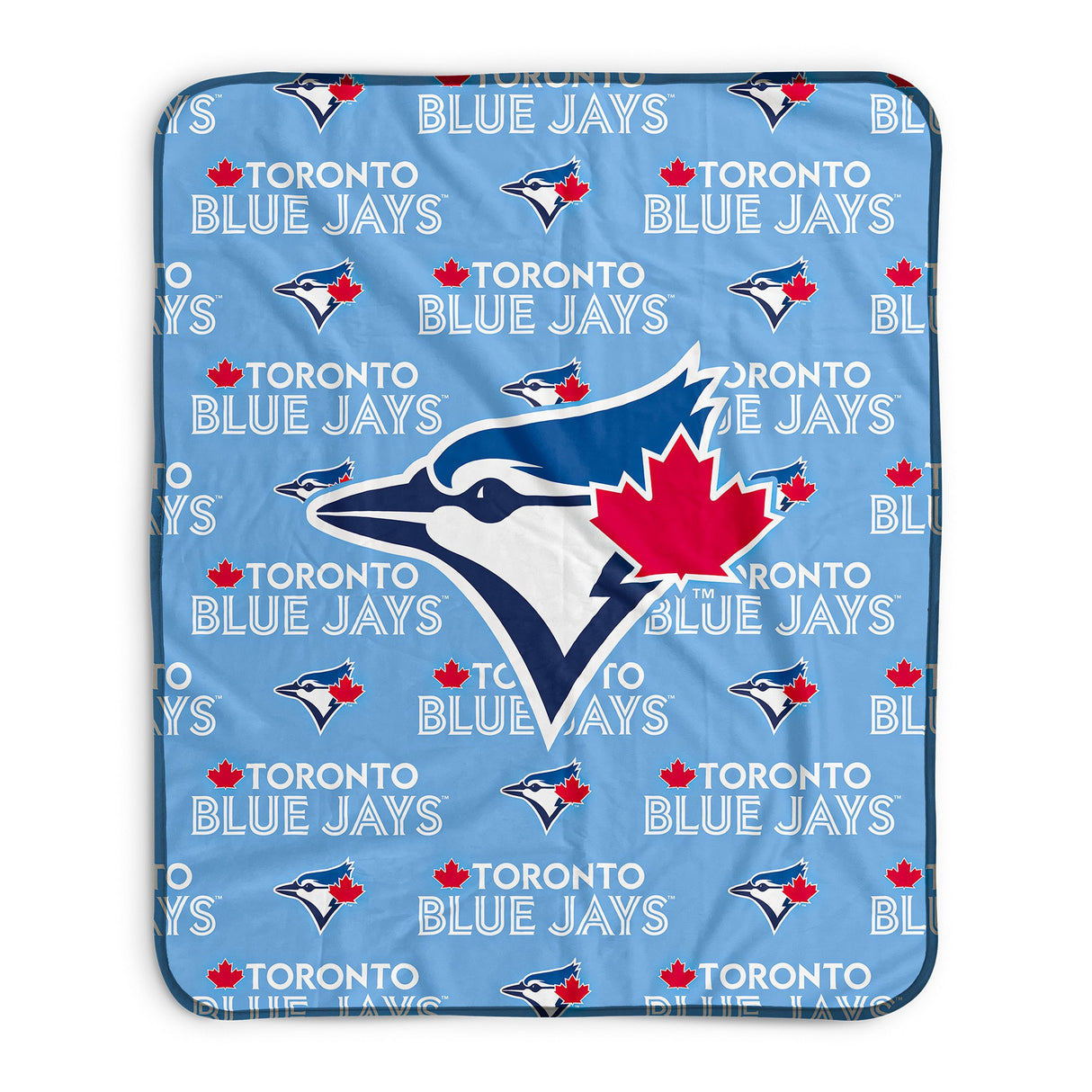 Pixsona Toronto Blue Jays Repeat Pixel Fleece Blanket