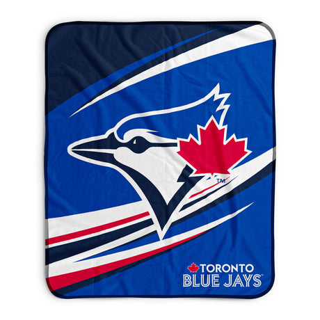 Pixsona Toronto Blue Jays Velocity Pixel Fleece Blanket