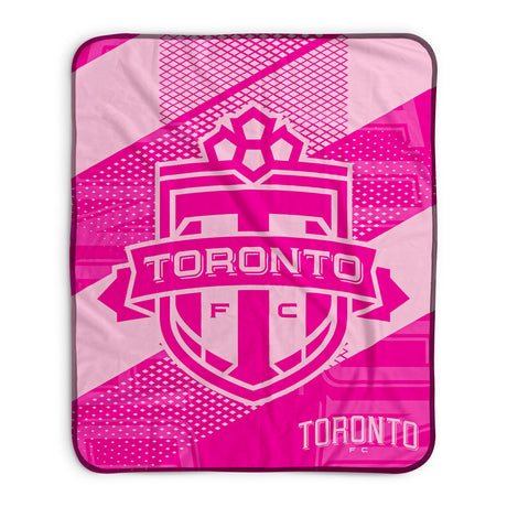 Pixsona Toronto FC Pink Motion Pixel Fleece Blanket