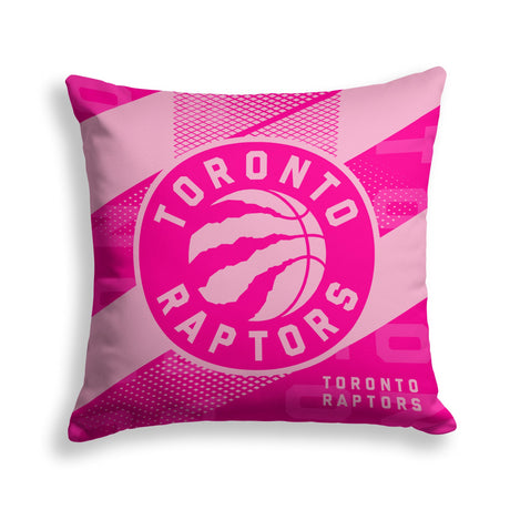 Pixsona Toronto Raptors Pink Motion Throw Pillow