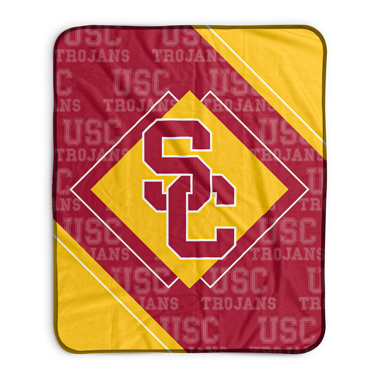 Pixsona USC Trojans Boxed Pixel Fleece Blanket