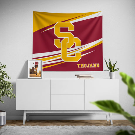 Pixsona USC Trojans Velocity Tapestry