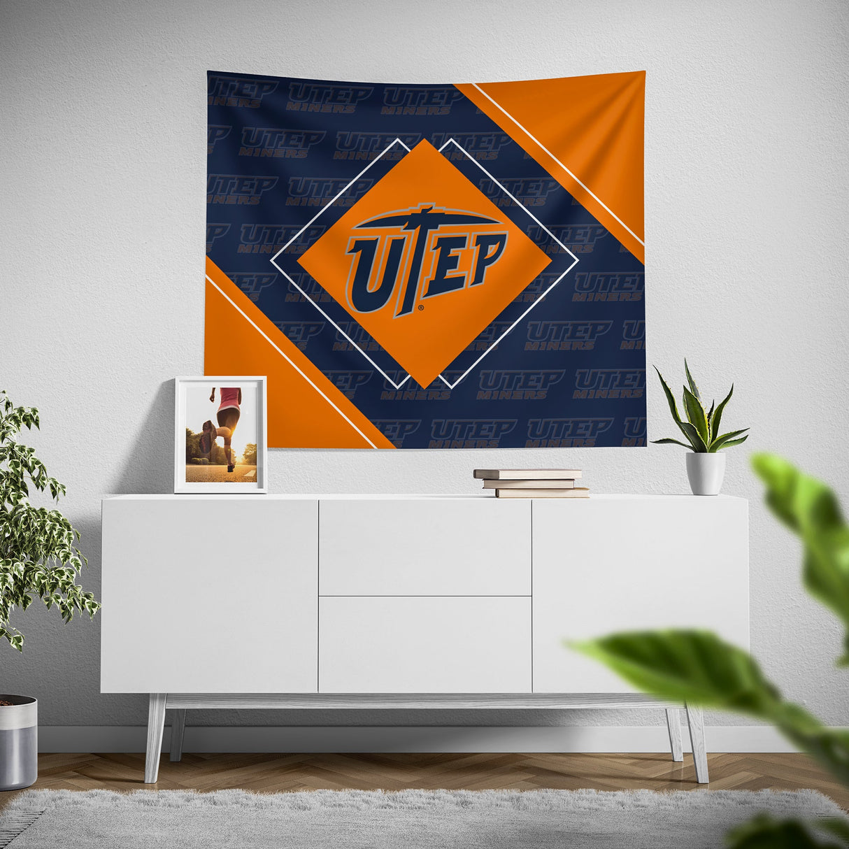 Pixsona UTEP Miners Boxed Tapestry